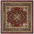 thumbnail image 1 of SAFAVIEH Lyndhurst Miranda Floral Area Rug, Red/Black, 3'3" x 3'3" Square, 1 of 6
