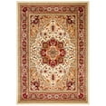 thumbnail image 1 of SAFAVIEH Lyndhurst Miranda Traditional Bordered Area Rug, Ivory/Red, 10' x 14', 1 of 9
