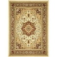 thumbnail image 1 of SAFAVIEH Lyndhurst Miranda Traditional Bordered Area Rug, Ivory/Red, 5'3" x 5'3" Round, 1 of 2