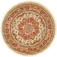 thumbnail image 1 of SAFAVIEH Lyndhurst Miranda Traditional Bordered Area Rug, Ivory/Rust, 10' x 10' Round, 1 of 5