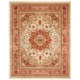 thumbnail image 1 of SAFAVIEH Lyndhurst Miranda Traditional Bordered Area Rug, Ivory/Rust, 10' x 10' Square, 1 of 5