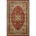 thumbnail image 1 of SAFAVIEH Lyndhurst Miranda Traditional Bordered Area Rug, Red/Black, 6' x 6' Square, 1 of 7