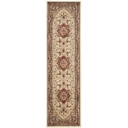 SAFAVIEH Lyndhurst Miranda Floral Runner Rug, Ivory/Red, 2'3" x 14'