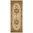 thumbnail image 1 of SAFAVIEH Lyndhurst Miranda Traditional Bordered Runner Rug, Ivory/Red, 2'3" x 20', 1 of 9