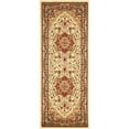 thumbnail image 1 of SAFAVIEH Lyndhurst Miranda Traditional Bordered Runner Rug, Ivory/Red, 2'3" x 22', 1 of 8