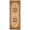 thumbnail image 1 of SAFAVIEH Lyndhurst Miranda Traditional Bordered Runner Rug, Ivory/Red, 2'3" x 6', 1 of 8