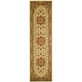 thumbnail image 1 of SAFAVIEH Lyndhurst Miranda Traditional Bordered Runner Rug, Ivory/Rust, 2'3" x 12', 1 of 5