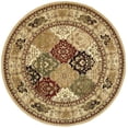 thumbnail image 1 of SAFAVIEH Lyndhurst Oliva Floral Area Rug, Multi/Beige, 10' x 10' Round, 1 of 10