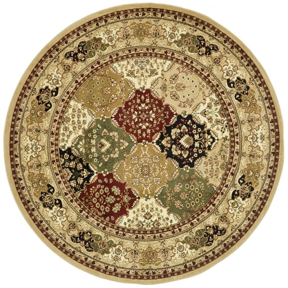 SAFAVIEH Lyndhurst Oliva Floral Area Rug, Multi/Beige, 10' x 10' Round