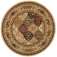 thumbnail image 1 of SAFAVIEH Lyndhurst Oliva Traditional Bordered Area Rug, Multi/Black, 5'3" x 5'3" Round, 1 of 6