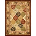 thumbnail image 1 of SAFAVIEH Lyndhurst Oliva Traditional Bordered Area Rug, Multi/Red, 5'3" x 5'3" Round, 1 of 6