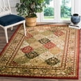 thumbnail image 1 of SAFAVIEH Lyndhurst Oliva Traditional Bordered Area Rug, Multi/Red, 5'3" x 7'6", 1 of 7