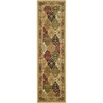 SAFAVIEH Lyndhurst Oliva Traditional Bordered Runner Rug, Multi/Black, 2'3" x 22'