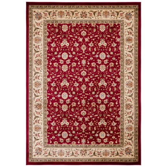 SAFAVIEH Lyndhurst Pearl Floral Area Rug, Red/Ivory, 8' x 10'