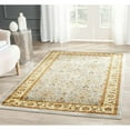 thumbnail image 1 of SAFAVIEH Lyndhurst Pearl Traditional Bordered Area Rug, Light Blue/Ivory, 8' x 8' Round, 1 of 4