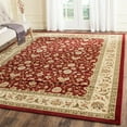 thumbnail image 1 of SAFAVIEH Lyndhurst Pearl Traditional Bordered Area Rug, Red/Ivory, 9' x 12', 1 of 11