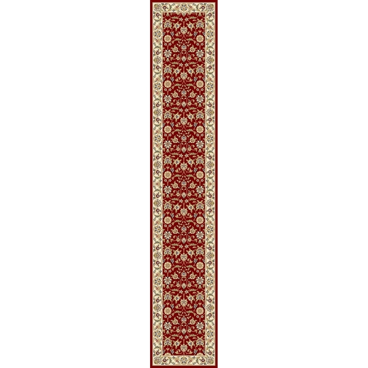 SAFAVIEH Lyndhurst Pearl Traditional Bordered Runner Rug, Light Blue/Ivory, 2'3" x 17'