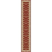 SAFAVIEH Lyndhurst Pearl Traditional Bordered Runner Rug, Light Blue/Ivory, 2'3" x 17'