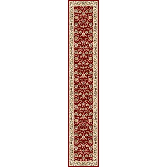 SAFAVIEH Lyndhurst Pearl Traditional Bordered Runner Rug, Light Blue/Ivory, 2'3" x 17'