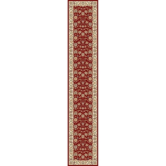 SAFAVIEH Lyndhurst Pearl Traditional Bordered Runner Rug, Light Blue/Ivory, 2'3" x 17'