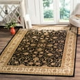 thumbnail image 1 of SAFAVIEH Lyndhurst Priscilla Traditional Bordered Area Rug, Black/Ivory, 9' x 12', 1 of 6