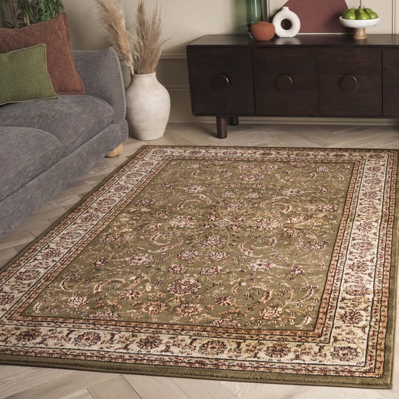 Safavieh Lyndhurst Priscilla Floral Area Rug, Sage/Ivory, 3'3" x 5'3"