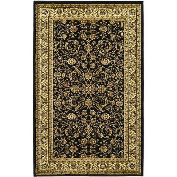 SAFAVIEH Lyndhurst Priscilla Traditional Bordered Area Rug, Sage/Ivory, 3'3" x 5'3"