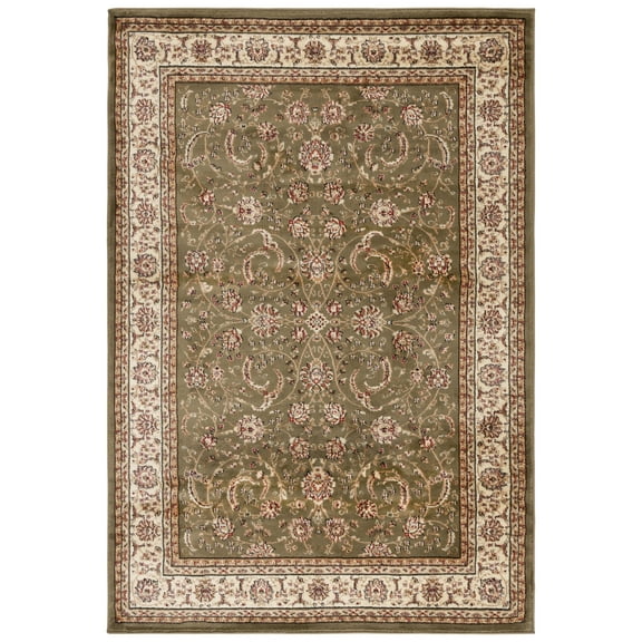 SAFAVIEH Lyndhurst Priscilla Floral Area Rug, Sage/Ivory, 8' x 11'