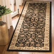 Safavieh Lyndhurst Priscilla Floral Runner Rug, Black/Ivory, 2'3" x 12'