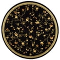 thumbnail image 1 of SAFAVIEH Lyndhurst Rebecca Floral Bordered Area Rug, Black, 8' x 8' Round, 1 of 5