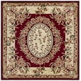 thumbnail image 1 of SAFAVIEH Lyndhurst Regina Floral Area Rug, Red/Ivory, 8' x 8' Square, 1 of 8