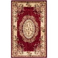 thumbnail image 1 of SAFAVIEH Lyndhurst Regina Traditional Bordered Area Rug, Red/Ivory, 3'3" x 5'3", 1 of 7