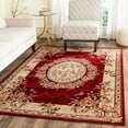 thumbnail image 1 of SAFAVIEH Lyndhurst Regina Traditional Bordered Area Rug, Red/Ivory, 6' x 9', 1 of 6