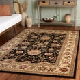 thumbnail image 1 of Safavieh Lyndhurst Victoria Floral Area Rug, Black/Ivory, 5'3" x 5'3" Square, 1 of 14