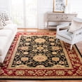 thumbnail image 1 of Safavieh Lyndhurst Victoria Floral Area Rug, Black/Red, 8' x 10', 1 of 12