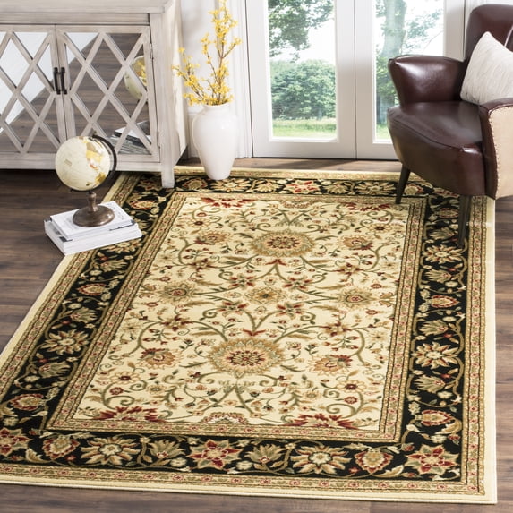 Safavieh Lyndhurst Victoria Floral Area Rug, Ivory/Black, 2'3" x 4'