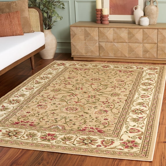 Safavieh Lyndhurst Victoria Floral Area Rug, Beige/Ivory, 3'3" x 5'3"