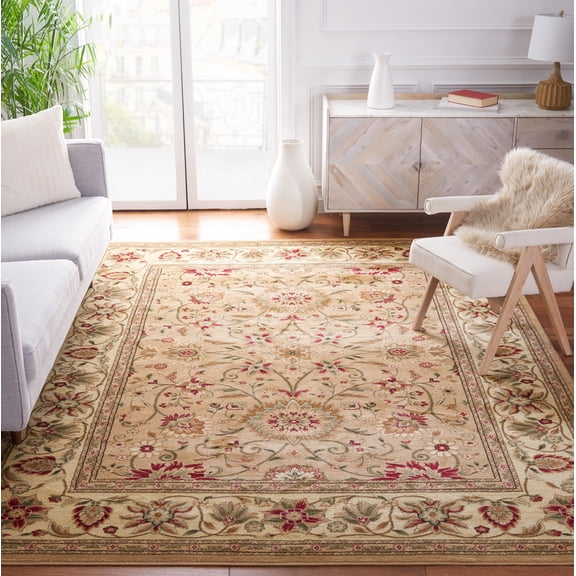 Safavieh Lyndhurst Victoria Floral Area Rug, Beige/Ivory, 9' x 12'