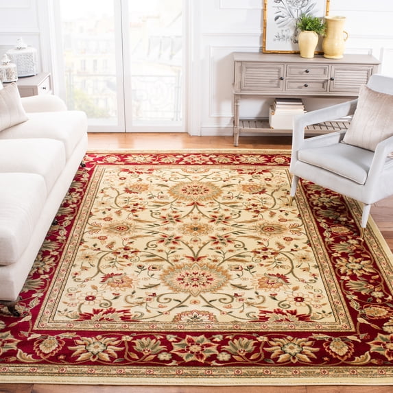 Safavieh Lyndhurst Victoria Floral Area Rug, Ivory/Red, 9' x 12'