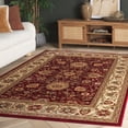 thumbnail image 1 of Safavieh Lyndhurst Victoria Floral Area Rug, Red/Ivory, 4' x 6', 1 of 13