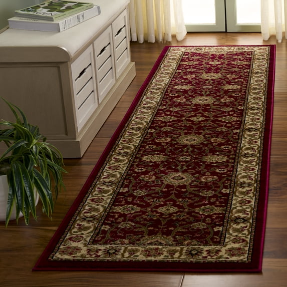 Safavieh Lyndhurst Victoria Floral Runner Rug, Red/Ivory, 2'3" x 8'