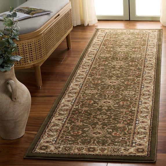 Safavieh Lyndhurst Victoria Floral Runner Rug, Sage/Ivory, 2'3" x 20'