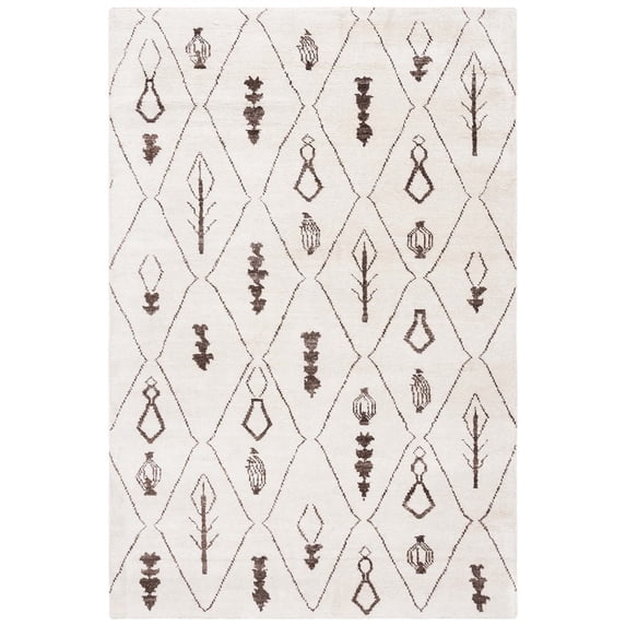 SAFAVIEH MOR331A Moroccan Beige / Brown