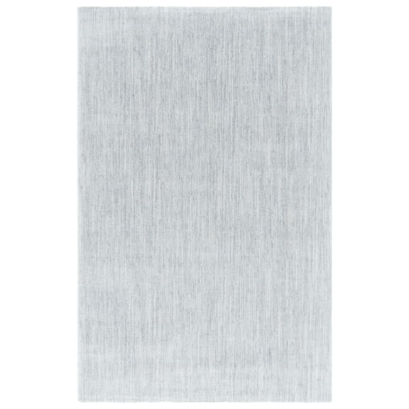 SAFAVIEH Mabel Blaire Solid Area Rug, Light Blue/Ivory, 4' x 6'