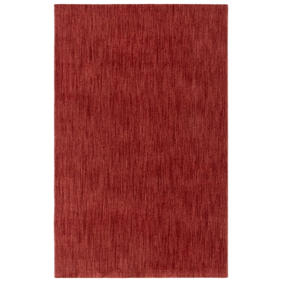 SAFAVIEH Mabel Blaire Solid Area Rug, Red/Dark Red, 9' x 12'