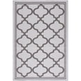 thumbnail image 1 of SAFAVIEH Machine Washable Rug Indoor/Outdoor Bermuda Collection - Bermuda Tamaya Geometric Machine Washable Indoor/Outdoor Area Rug, Grey/Brown, 6'7" x 9'2", 1 of 10
