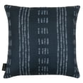 thumbnail image 1 of SAFAVIEH Madelyn 16" x 16" Dark Striped Plush Pillow, Deep Blue/White, 1 of 3