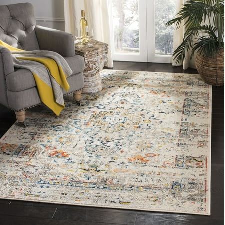Safavieh Madison Alys Oriental Area Rug, Cream/Blue, 5'3" x 7'6"