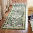 thumbnail image 1 of SAFAVIEH Madison Alys Vintage Traditional Runner Rug, Green/Turquoise, 2'2" x 10', 1 of 10