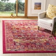 thumbnail image 1 of SAFAVIEH Madison Area Southwestern Bordered Area Rug, Fuchsia, 6'7" x 6'7" Square, 1 of 7